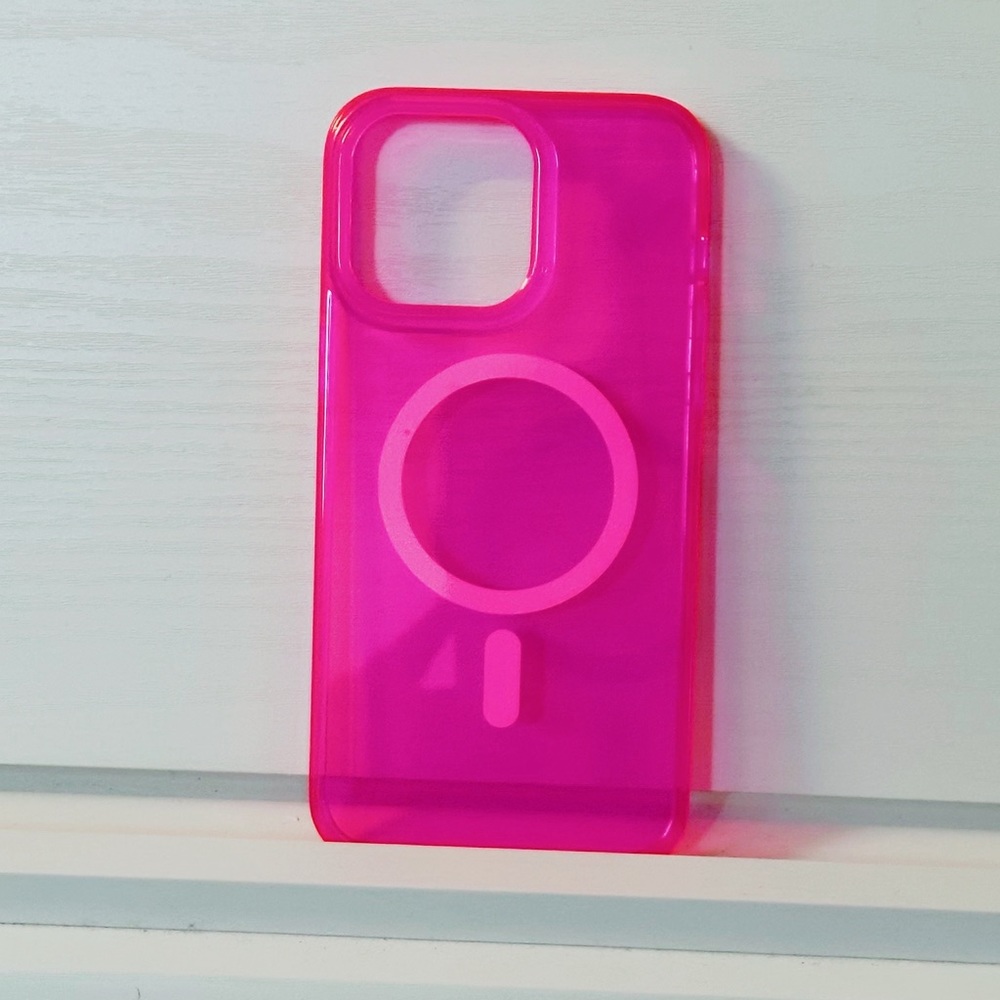 Pink iPhone 14 Pro Max Case (MagSafe)